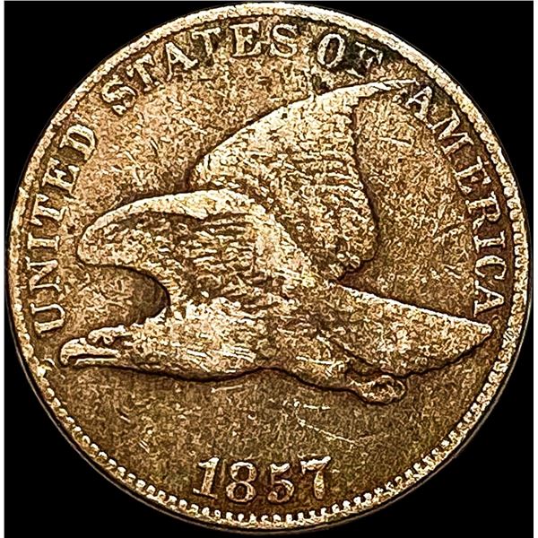 1857 Flying Eagle Cent LIGHTLY CIRCULATED