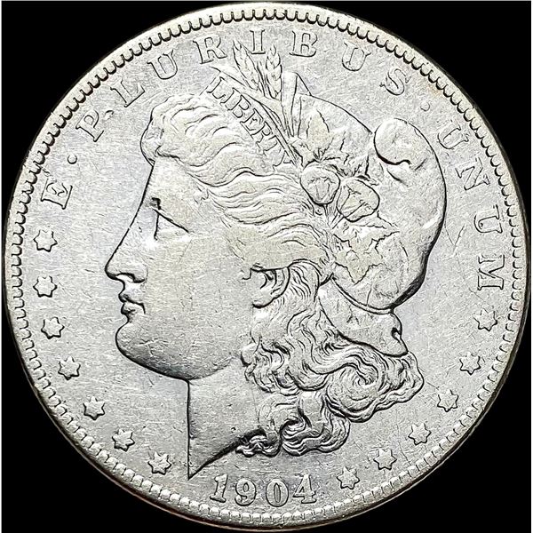 1904-S Silver Morgan Dollar LIGHTLY CIRCULATED