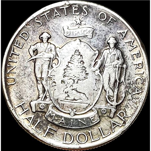 1920 Maine Silver Half Dollar HIGH GRADE