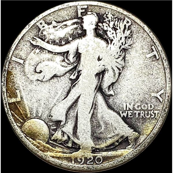 1920-D Walking Liberty Half Dollar NICELY CIRCULATED