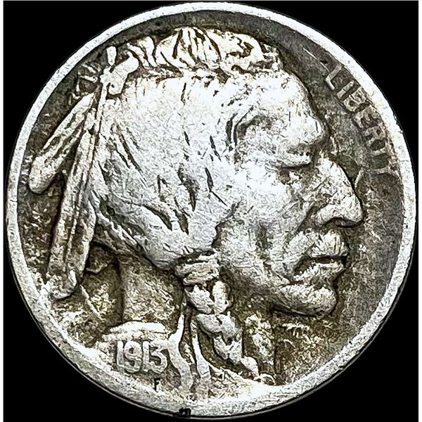 1913-S TY2 Buffalo Nickel NICELY CIRC