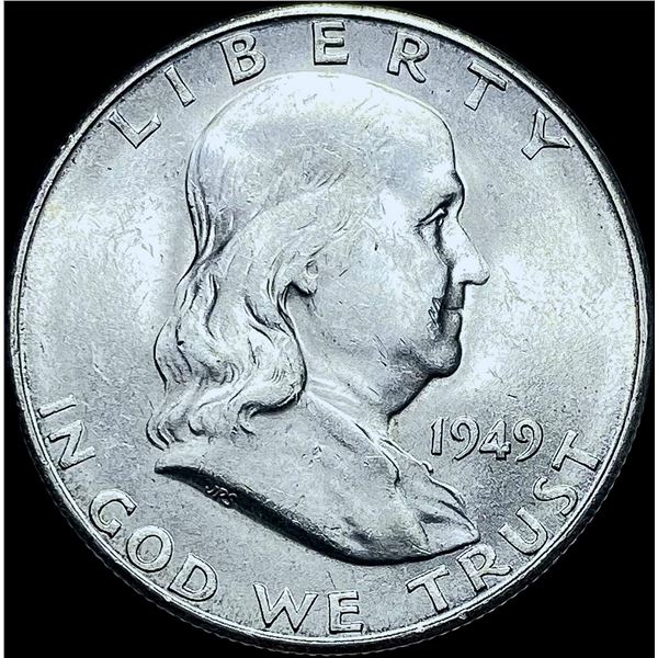 1949-S Franklin Silver Half Dollar CHOICE BU