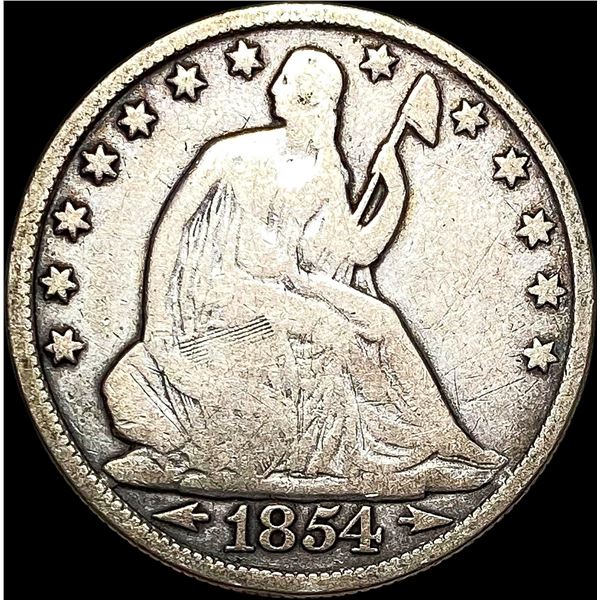 1854-O Seated Liberty Half Dollar NICELY CIRCULATED