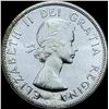 1957 Silver Canadian Dollar CHOICE BU