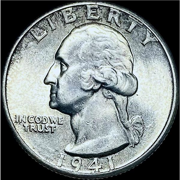 1941-D Silver Washington Quarter CHOICE BU