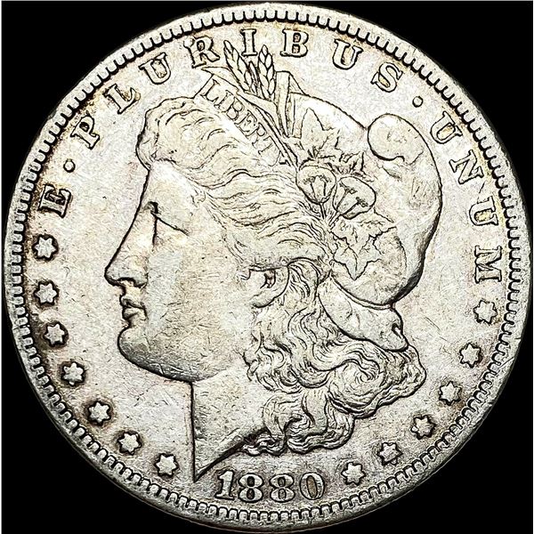 1880-CC Silver Morgan Dollar ABOUT UNCIRCULATED