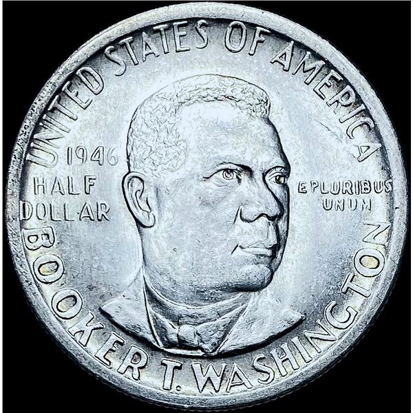 1946-S Booker T. Washington Half Dollar CHOICE BU