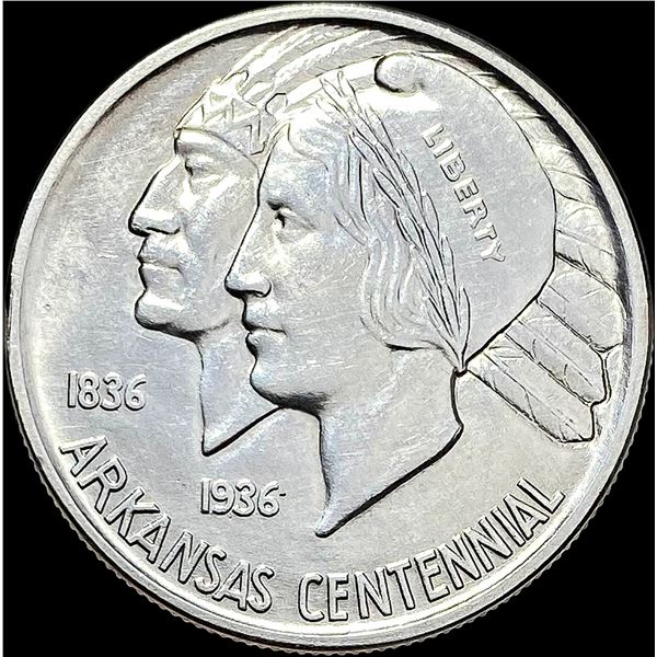 1937-D Arkansas Silver Half Dollar UNCIRCULATED