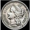 1881 Nickel Three-Cent Piece NEARLY UNCIRCULATED