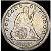 1877-CC Silver Seated Liberty Quarter LIGHTLY CIRCULATED