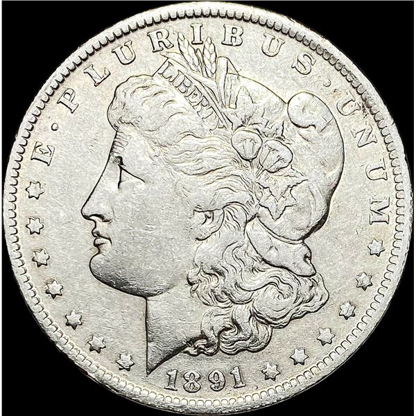 1891-O Silver Morgan Dollar NEARLY UNCIRCULATED