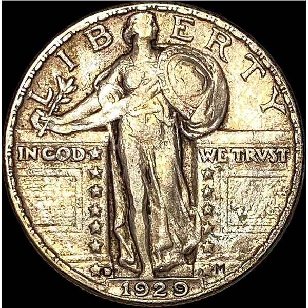 1929-D Standing Liberty Quarter NEARLY UNCIRCULATED