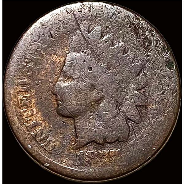 1877 Indian Head Cent NICELY CIRCULATED