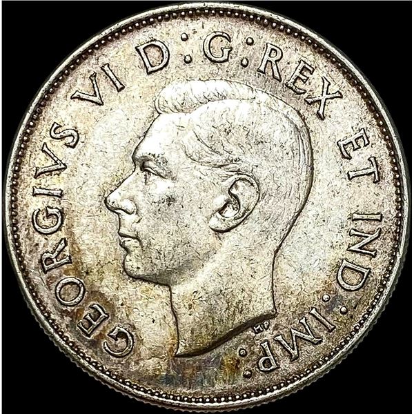 1947 Canada Silver 50 Cents NEARLY UNCIRCULATED