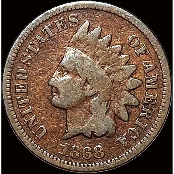 1868 Indian Head Cent NICELY CIRCULATED