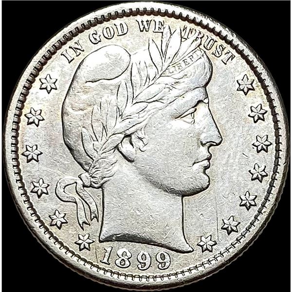 1899 Silver Barber Quarter CLOSELY UNCIRCULATED