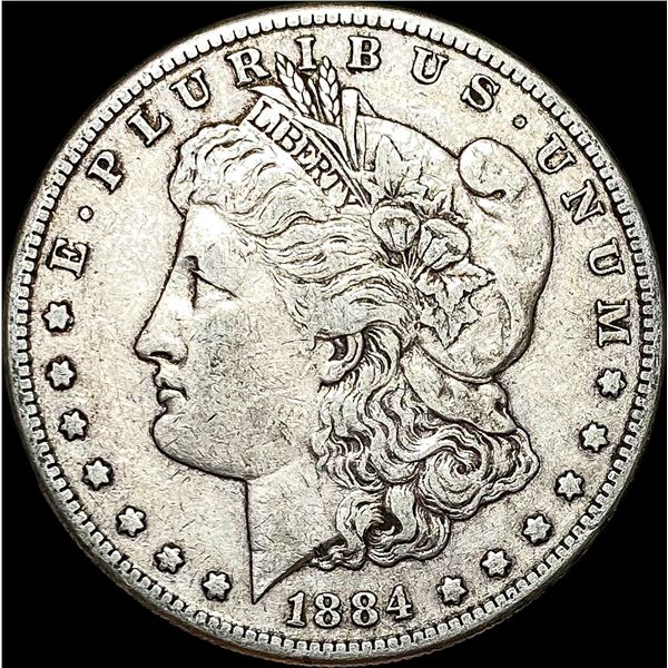1884-S Silver Morgan Dollar ABOUT UNCIRCULATED