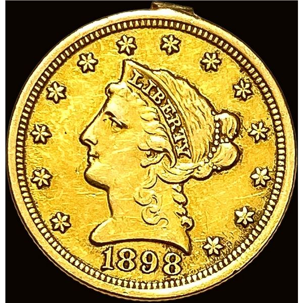 1898 Liberty Head Quarter Eagle $2.50 Gold HIGH GRADE