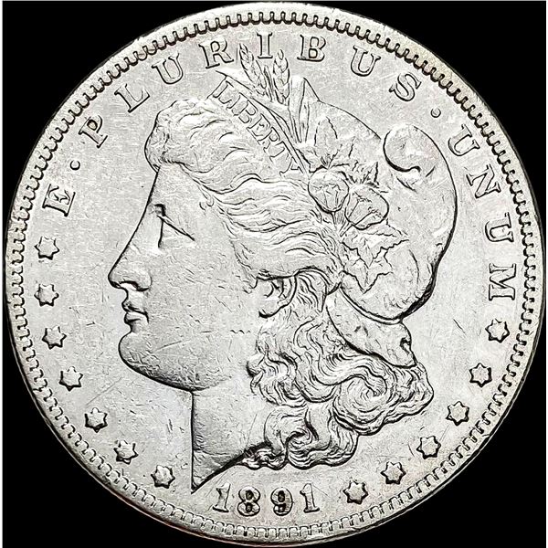 1891-CC Silver Morgan Dollar NEARLY UNCIRCULATED