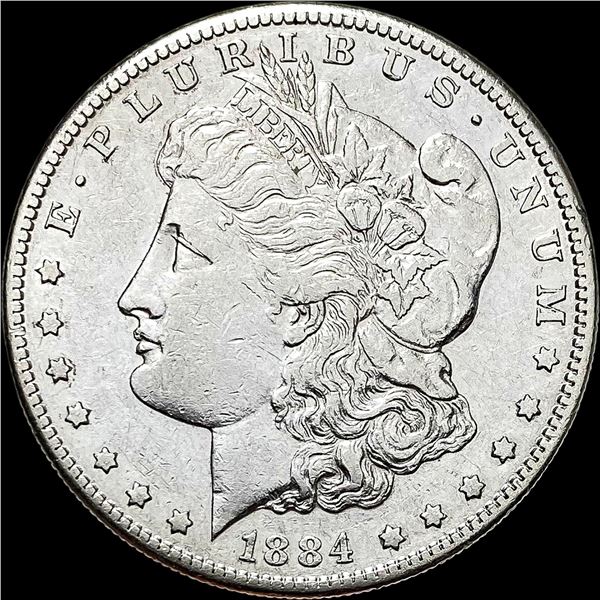 1884-S Silver Morgan Dollar NEARLY UNCIRCULATED