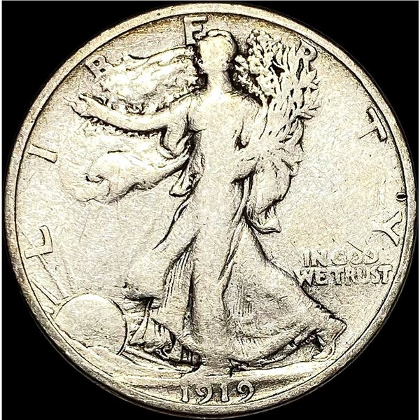 1919-S Walking Liberty Half Dollar NICELY CIRCULATED