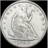 Image 1 : 1853 Arrows/Rays Seated Liberty Half Dollar NEARLY UNCIRCULATED