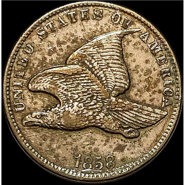1858 Flying Eagle Cent CLOSELY UNCIRCULATED