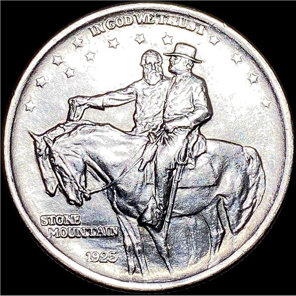 1925 Stone Mountain Half Dollar NICELY CIRCULATED