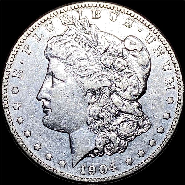 1904-S Silver Morgan Dollar LIGHTLY CIRCULATED