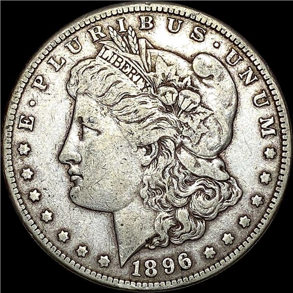 1896-S Silver Morgan Dollar LIGHTLY CIRCULATED