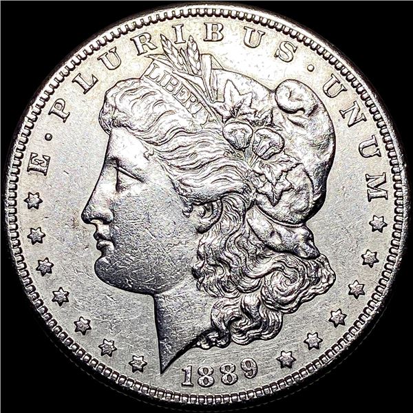 1889-S Silver Morgan Dollar CLOSELY UNCIRCULATED