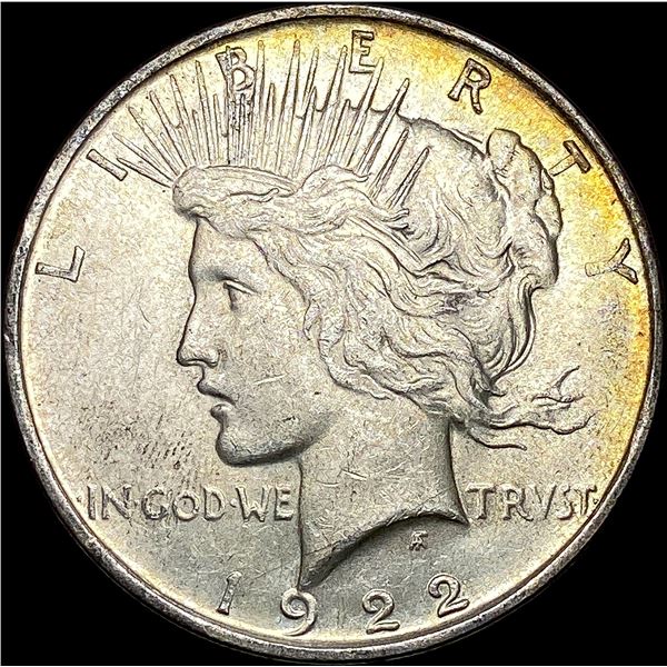 1922-D Silver Peace Dollar CLOSELY UNC