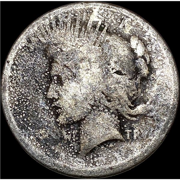 1921 Silver Peace Dollar NEARLY UNC