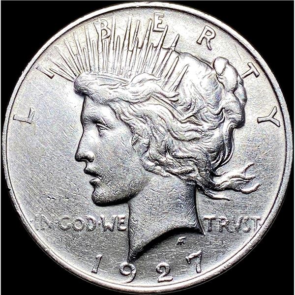1927-D Peace Silver Dollar CLOSELY UNC