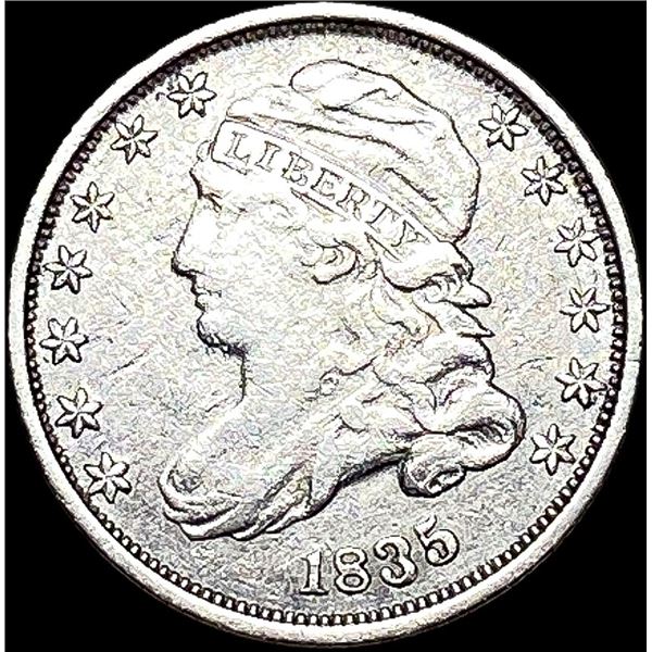 1835 Capped Bust Dime LIGHTLY CIRCULATED