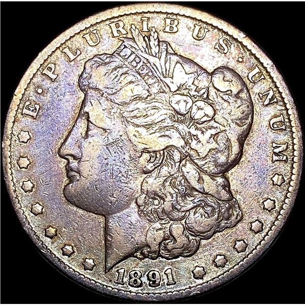1891-CC Silver Morgan Dollar NEARLY UNCIRCULATED