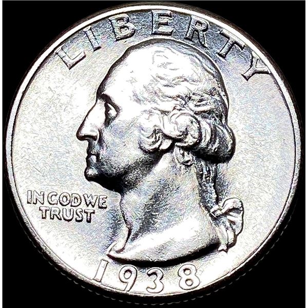 1938 Silver Washington Quarter UNCIRCULATED
