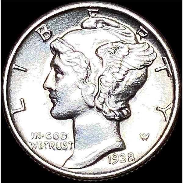 1938-S Mercury Dime UNCIRCULATED
