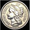 Image 1 : 1869 Nickel Three-Cent Piece NEARLY UNCIRCULATED