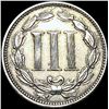 Image 2 : 1869 Nickel Three-Cent Piece NEARLY UNCIRCULATED