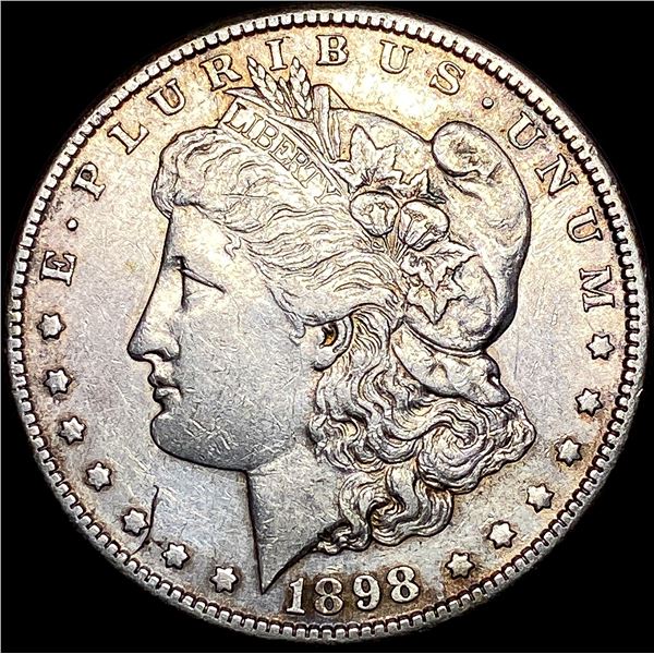1898-S Silver Morgan Dollar NEARLY UNCIRCULATED