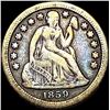 Image 1 : 1859 Seated Liberty Dime LIGHTLY CIRCULATED