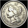Image 1 : 1869 Nickel Three-Cent Piece NEARLY UNCIRCULATED