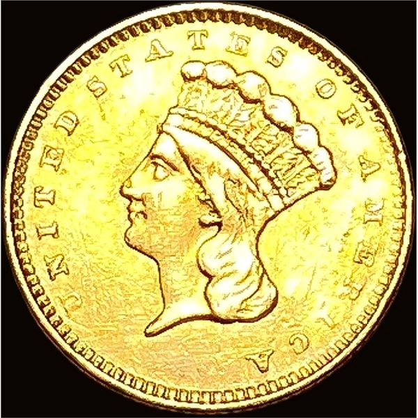 1856 Gold $1 Indian Head Type 2 HIGH GRADE