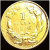 Image 2 : 1856 Gold $1 Indian Head Type 2 HIGH GRADE