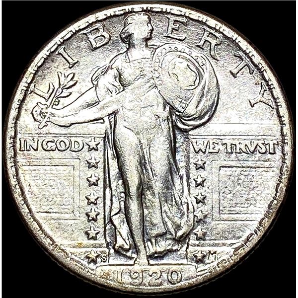 1920-S Standing Liberty Quarter NEARLY UNCIRCULATED