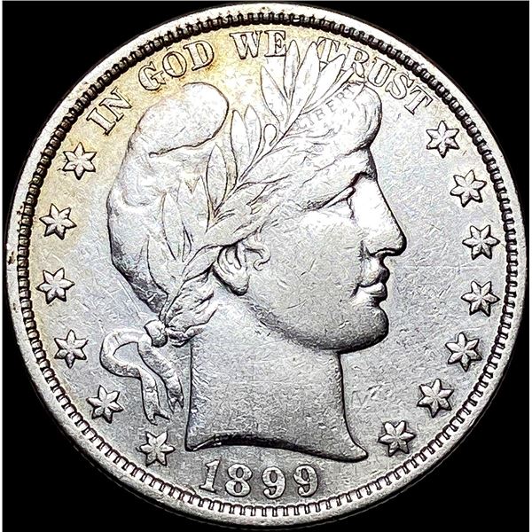 1899 Silver Barber Half Dollar NEARLY UNCIRCULATED