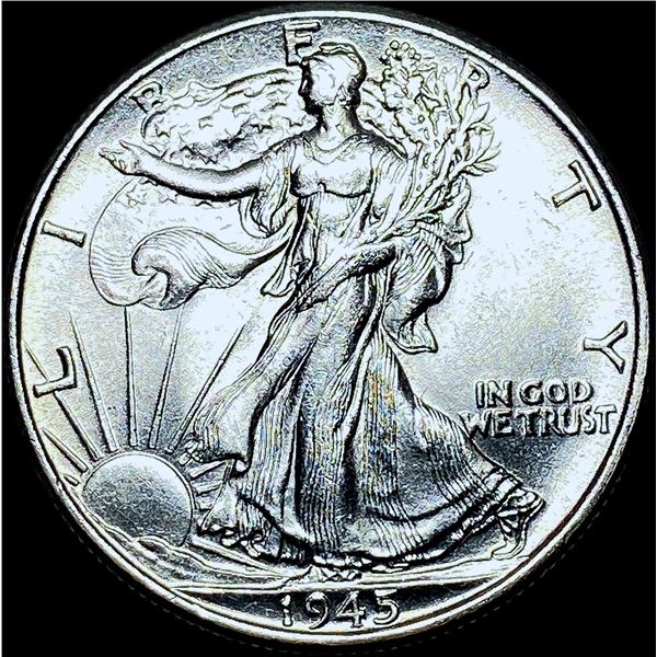 1945 Walking Liberty Half Dollar CHOICE BU