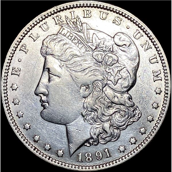 1891-O Silver Morgan Dollar NEARLY UNCIRCULATED
