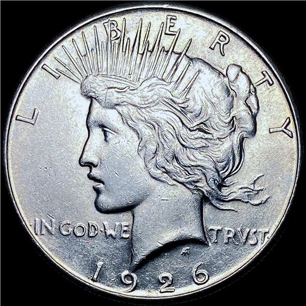 1926-S Silver Peace Dollar CHOICE AU